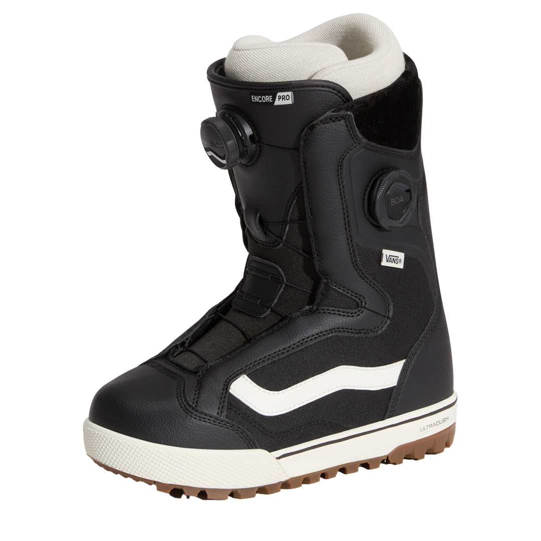 VANS SNOW（ヴァンズ スノー）| WOMENS ENCORE PRO SNOWBOARD BOOTS / BLACK/MARSHMALLOW WHITE 2026 | スノーボード・スケートボードのTACTICS JAPAN