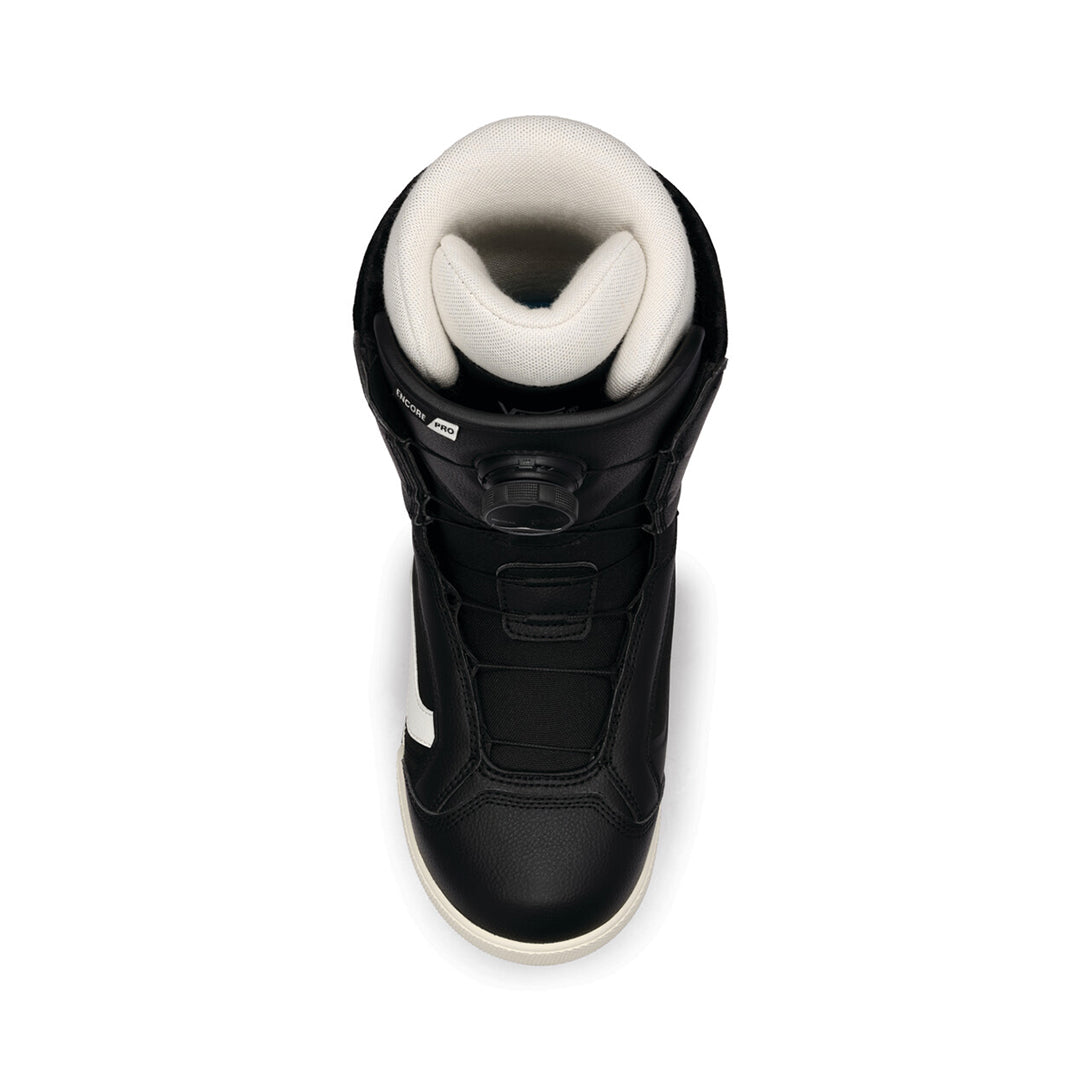 VANS SNOW（ヴァンズ スノー）| WOMENS ENCORE PRO SNOWBOARD BOOTS / BLACK/MARSHMALLOW WHITE 2026 | スノーボード・スケートボードのTACTICS JAPAN