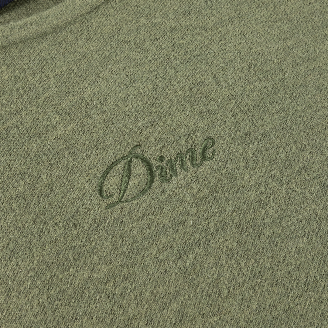 DIME MTL（ダイム モントリオール）| CROPPED MOHAIR KNIT / GRADIENT OLIVE | スケートボード・スノーボードのTACTICS JAPAN