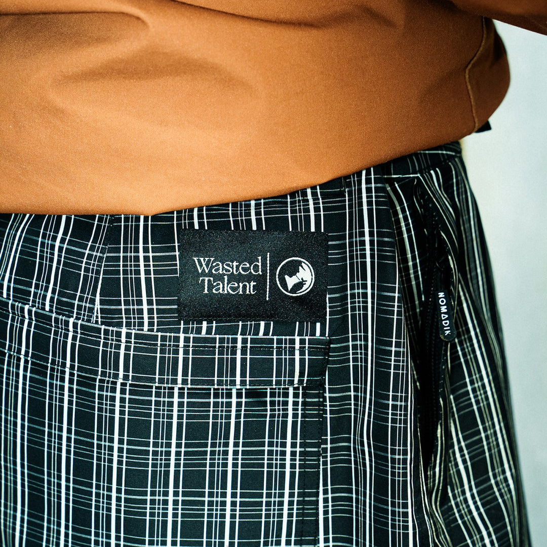 NOMADIK X WASTED TALENT OUTERWEAR PANTS 2026 / GREY CHECK