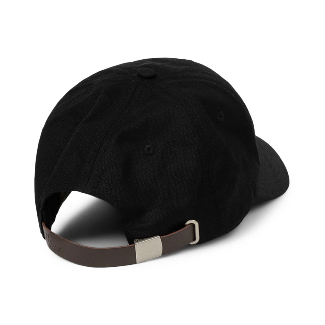 WAXED WORKER CAP/ BLACK
