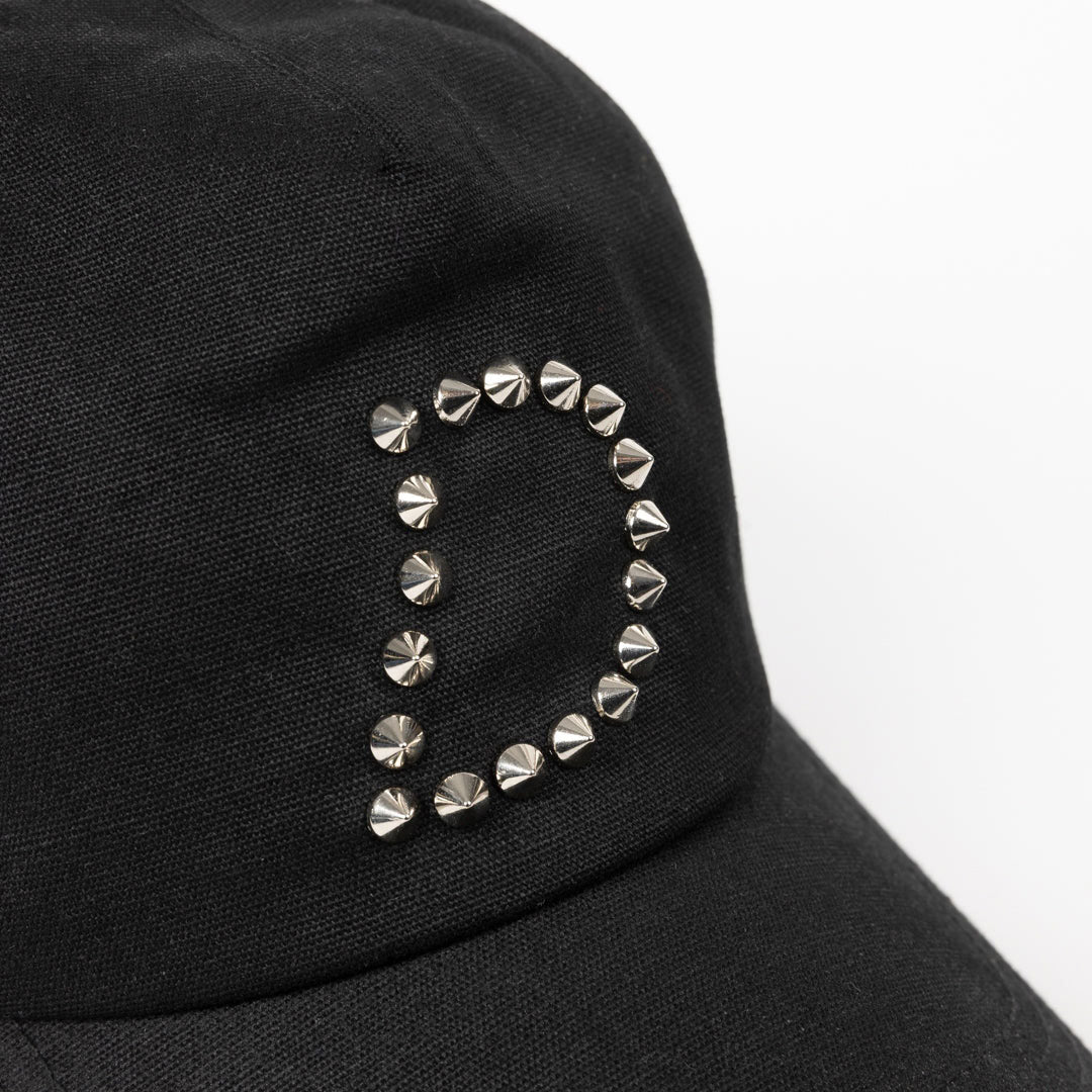 WAXED WORKER CAP/ BLACK