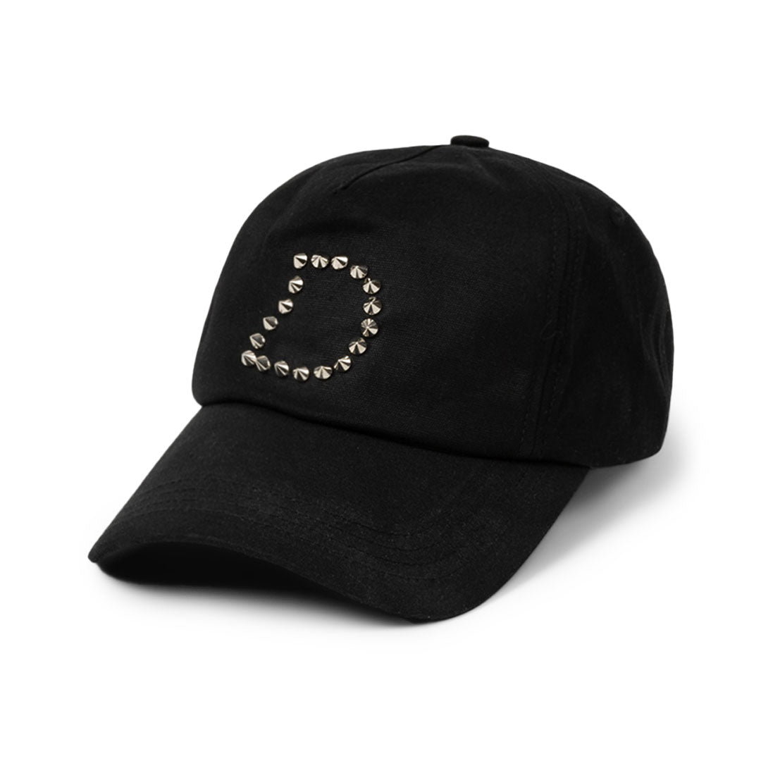 WAXED WORKER CAP/ BLACK