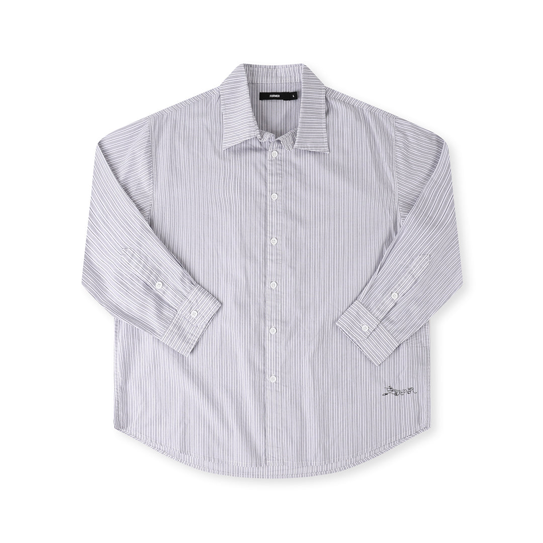 FORMER（フォーマー）| VIVIAN WEEPING LS SHIRT / WHITE | スノーボード・スケートボードのTACTICS JAPAN