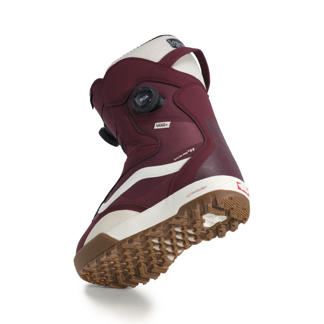 VANS SNOW（ヴァンズ スノー）| WOMENS ENCORE PRO 2.0 SNOWBOARD BOOT 2027 / PORT ROYALE RED | スノーボード・スケートボードのTACTICS JAPAN