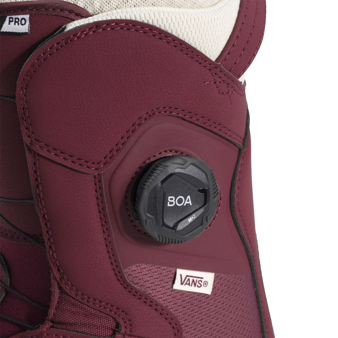 VANS SNOW（ヴァンズ スノー）| WOMENS ENCORE PRO 2.0 SNOWBOARD BOOT 2027 / PORT ROYALE RED | スノーボード・スケートボードのTACTICS JAPAN