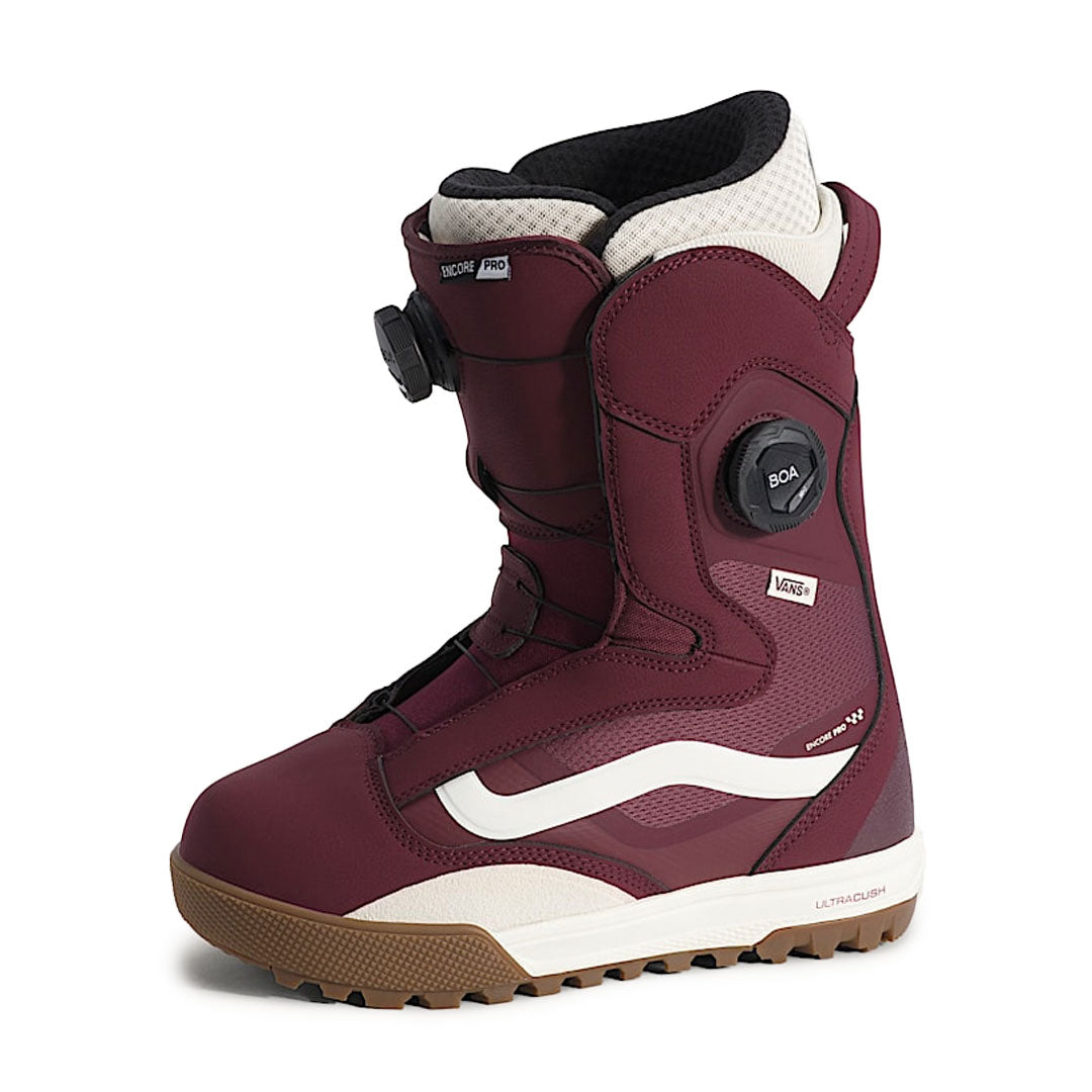 VANS SNOW（ヴァンズ スノー）| WOMENS ENCORE PRO 2.0 SNOWBOARD BOOT 2027 / PORT ROYALE RED | スノーボード・スケートボードのTACTICS JAPAN