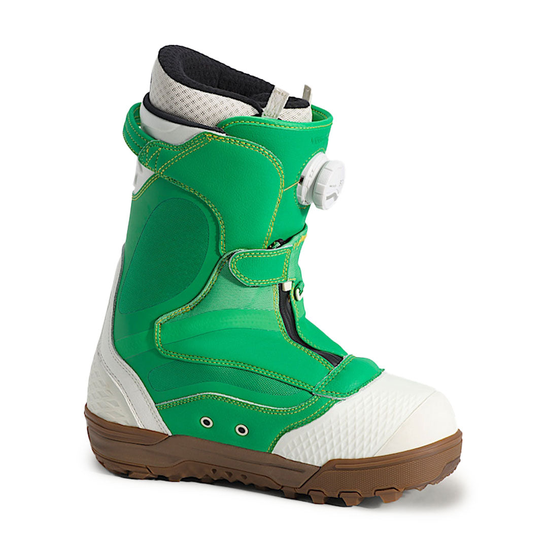 VANS SNOW（ヴァンズ スノー）| WOMENS PROGRESS SNOWBOARD BOOT 2027 / MIA BROOKES GREEN/YELLOW | スノーボード・スケートボードのTACTICS JAPAN