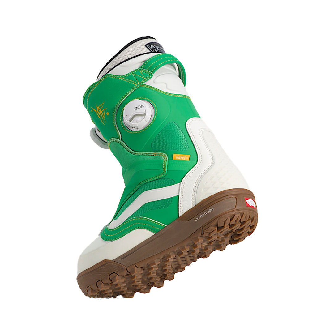 VANS SNOW（ヴァンズ スノー）| WOMENS PROGRESS SNOWBOARD BOOT 2027 / MIA BROOKES GREEN/YELLOW | スノーボード・スケートボードのTACTICS JAPAN