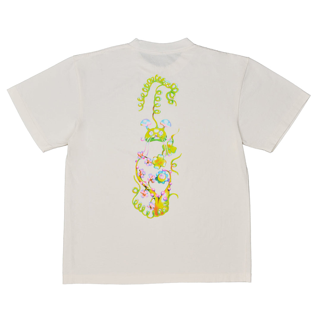 APRIL SKATEBOARDS（エイプリール スケートボード）| MUSHROOM BY EMA GASPAR TEE / WHITE | スノーボード・スケートボードのTACTICS JAPAN