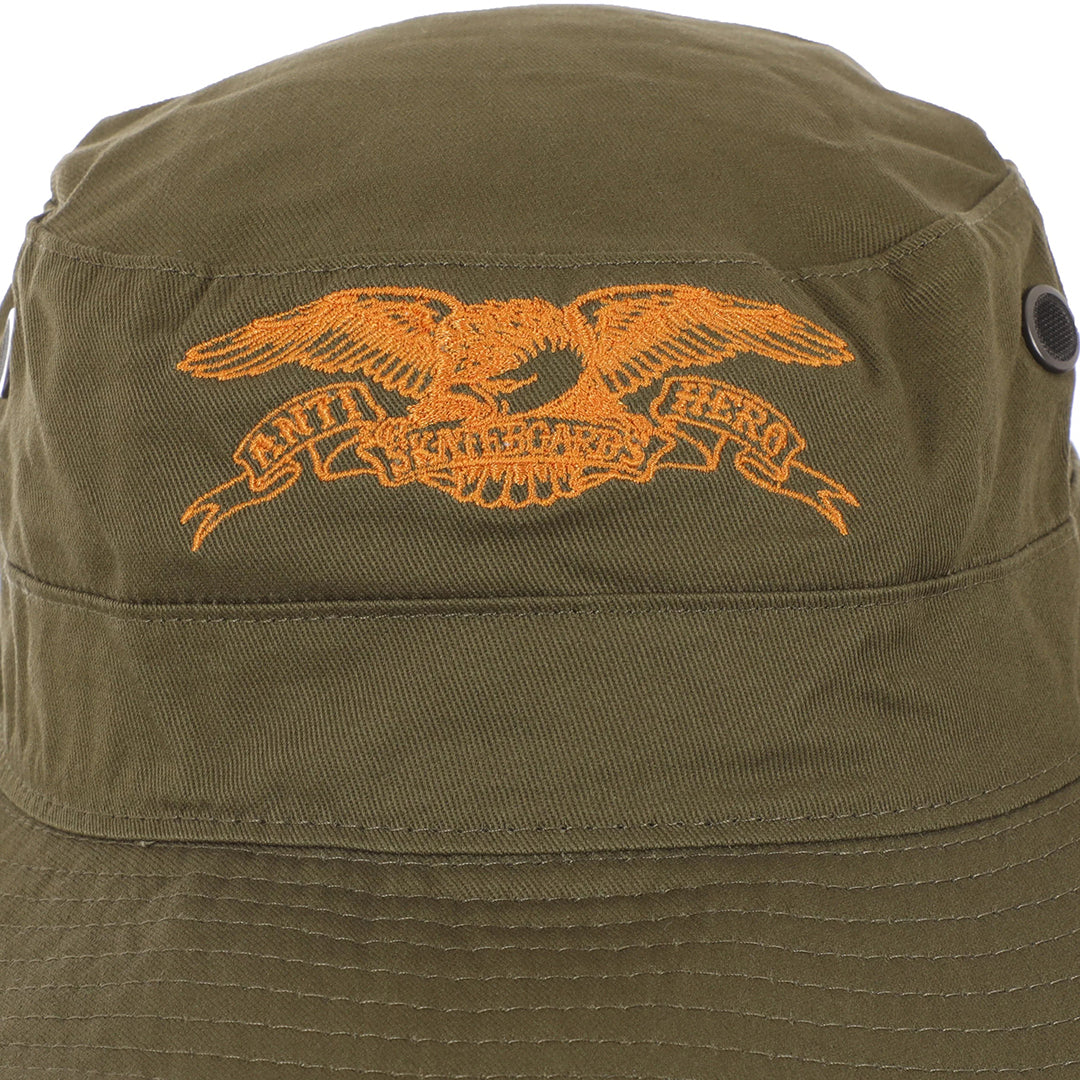 ANTIHERO SKATEBOARDS（アンチヒーロー スケートボード）| BASIC EAGLE BOONIE HAT / OLIVE/ORANGE | スノーボード・スケートボードのTACTICS JAPAN