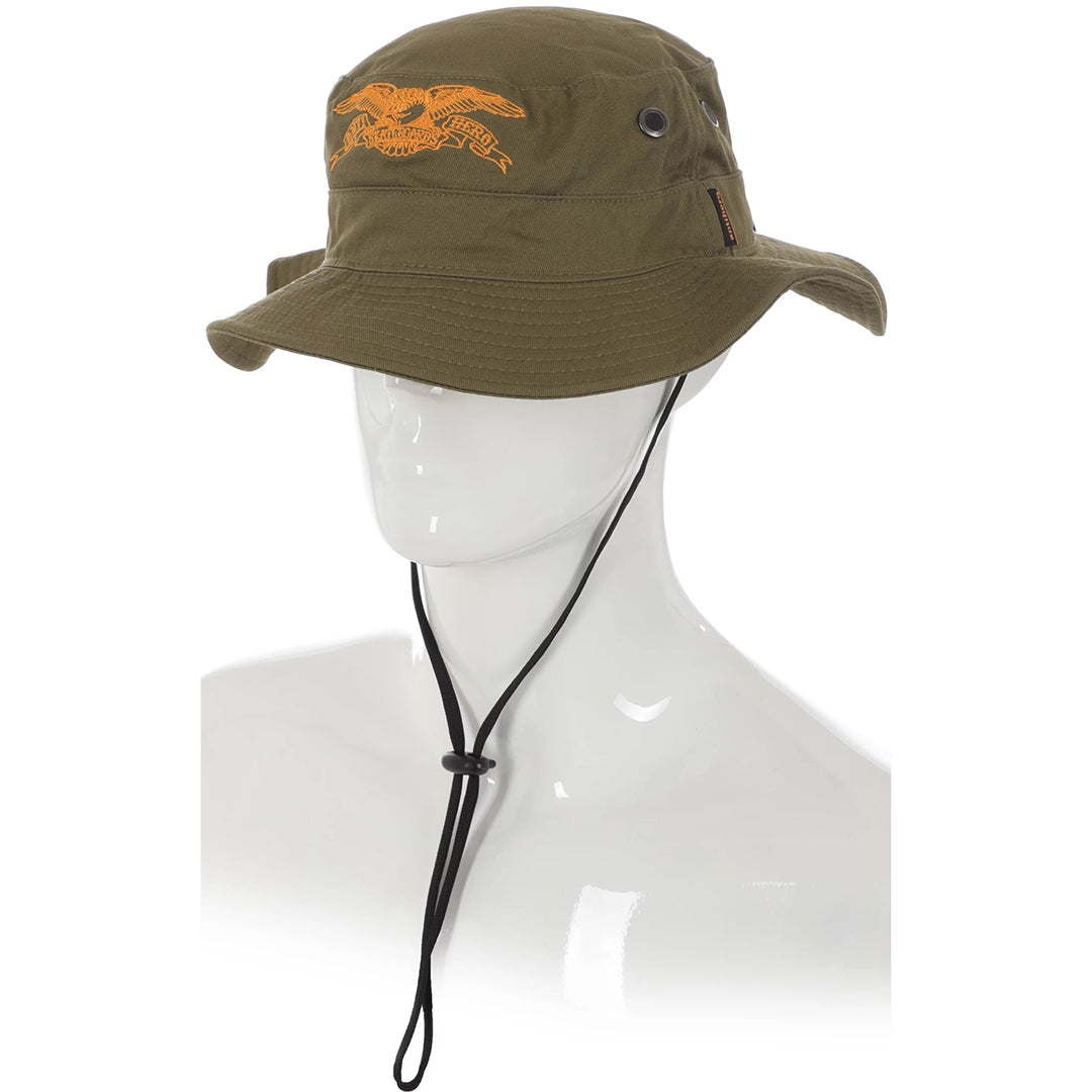 ANTIHERO SKATEBOARDS（アンチヒーロー スケートボード）| BASIC EAGLE BOONIE HAT / OLIVE/ORANGE | スノーボード・スケートボードのTACTICS JAPAN