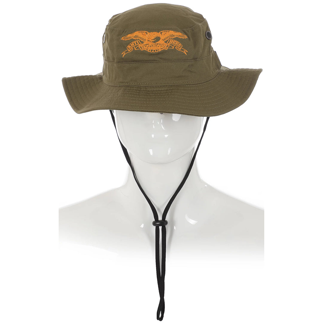 ANTIHERO SKATEBOARDS（アンチヒーロー スケートボード）| BASIC EAGLE BOONIE HAT / OLIVE/ORANGE | スノーボード・スケートボードのTACTICS JAPAN