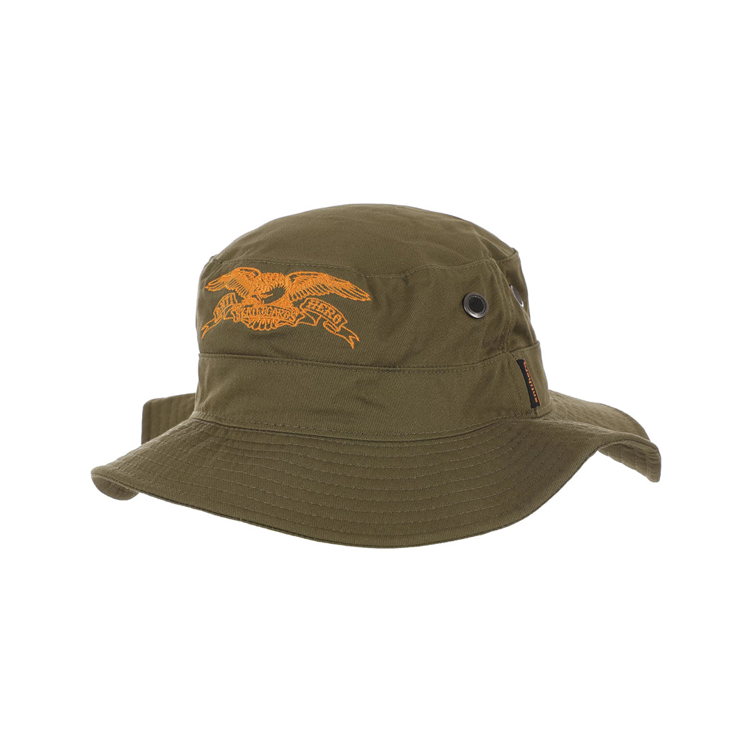 ANTIHERO SKATEBOARDS（アンチヒーロー スケートボード）| BASIC EAGLE BOONIE HAT / OLIVE/ORANGE | スノーボード・スケートボードのTACTICS JAPAN