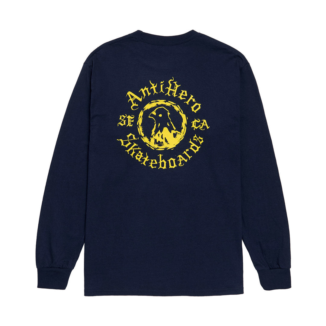 ANTIHERO SKATEBOARDS（アンチヒーロー スケートボード）| PIGEON MOTION - L/S Pocket T-Shirts | スノーボード・スケートボードのTACTICS JAPAN