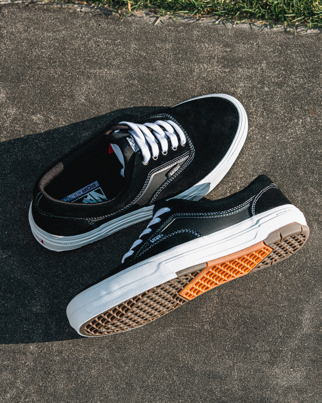 SKATE ERA WAFFLECUP / BLACK/BROWN