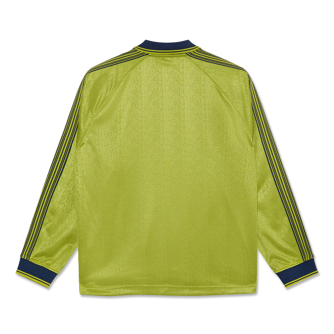 POLAR SKATE CO. （ポーラー スケート カンパニー）| DAVIE LS SHIRT / PERIDOT/DARK BLUE | スノーボード・スケートボードのTACTICS JAPAN