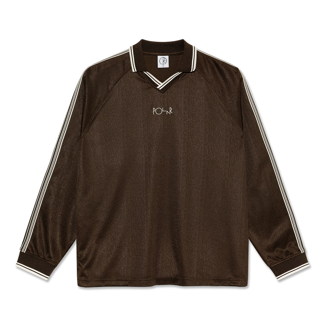 POLAR SKATE CO. （ポーラー スケート カンパニー）| DAVIE LS SHIRT / CHOCOLATE/IVORY | スノーボード・スケートボードのTACTICS JAPAN