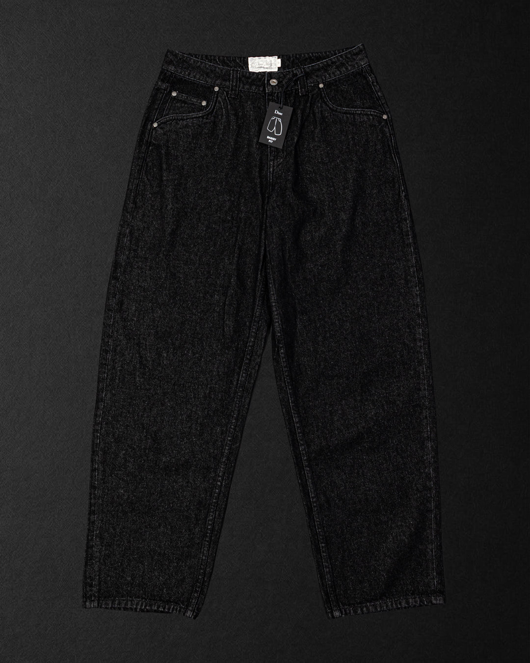 DIME MTL（ダイム モントリオール) | BAGGY DENIM PANTS / BLACK