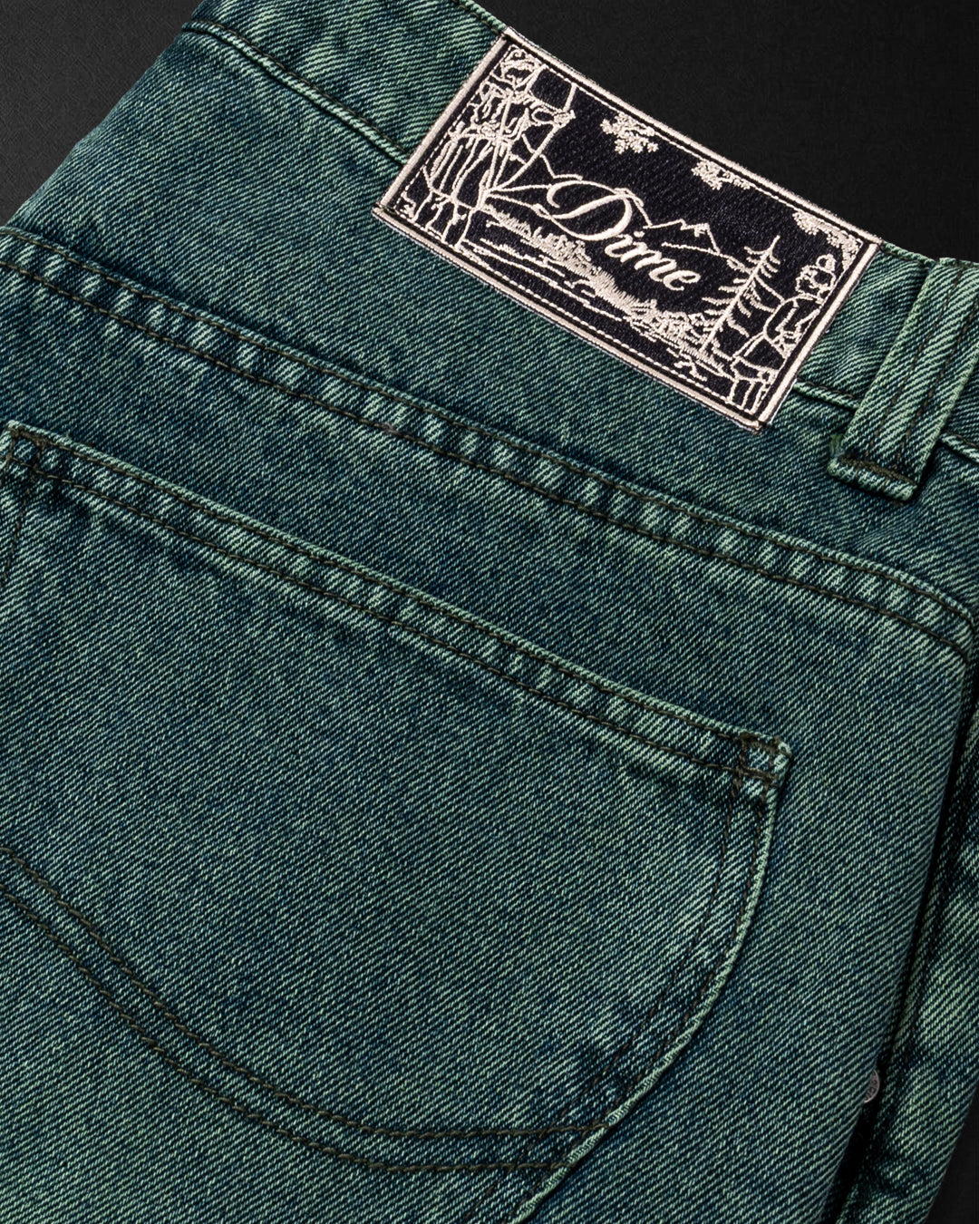 DIME MTL（ダイム モントリオール) | BAGGY DENIM PANTS / DISTRESSED