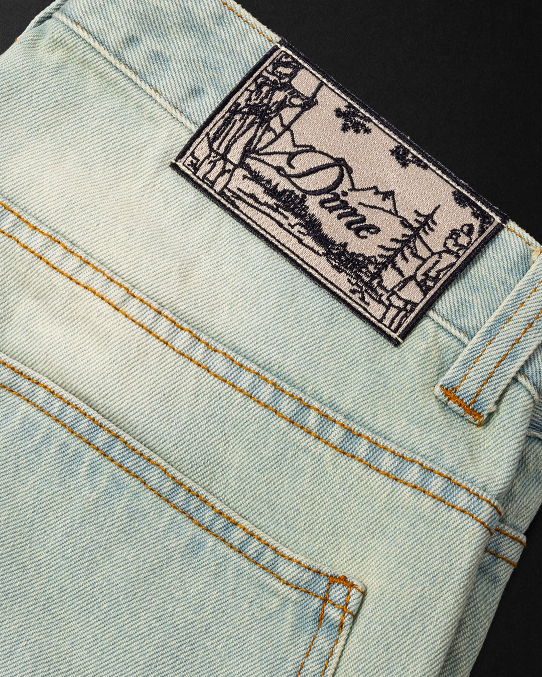 DIME MTL（ダイム モントリオール) | RELAXED DENIM PANTS / BLEACHED SKY | スノーボード・スケートボードのTACTICS JAPAN