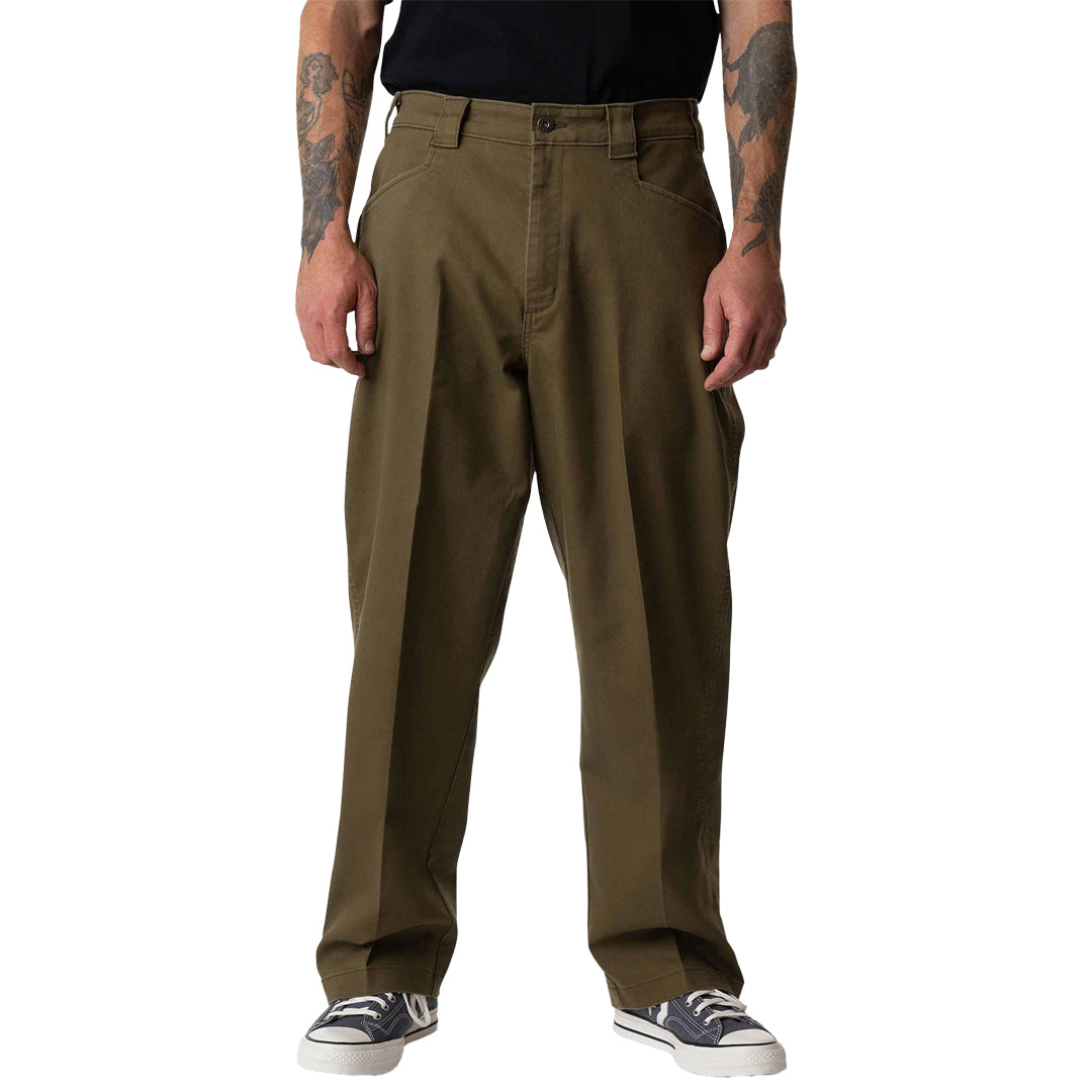 DICKIES SKATEBOARDING（ディッキーズ スケートボーディング）| MIKE ANDERSON FLEX TWILL PANTS / DARK OLIVE | スノーボード・スケートボードのTACTICS JAPAN