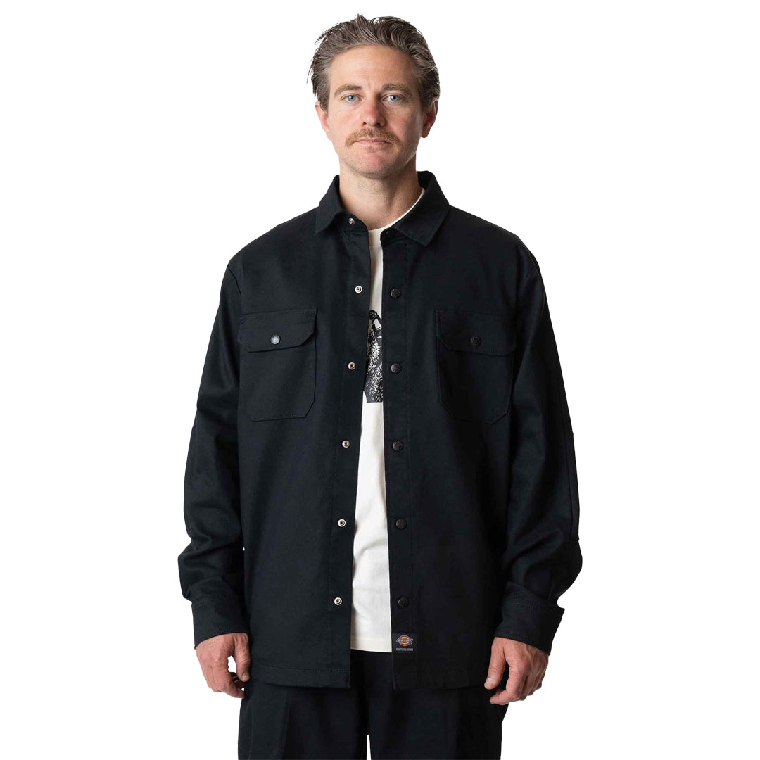 DICKIES SKATEBOARDING（ディッキーズ スケートボーディング）| MIKE ANDERSON FLEX DUCK SHACKET / BLACK | スノーボード・スケートボードのTACTICS JAPAN