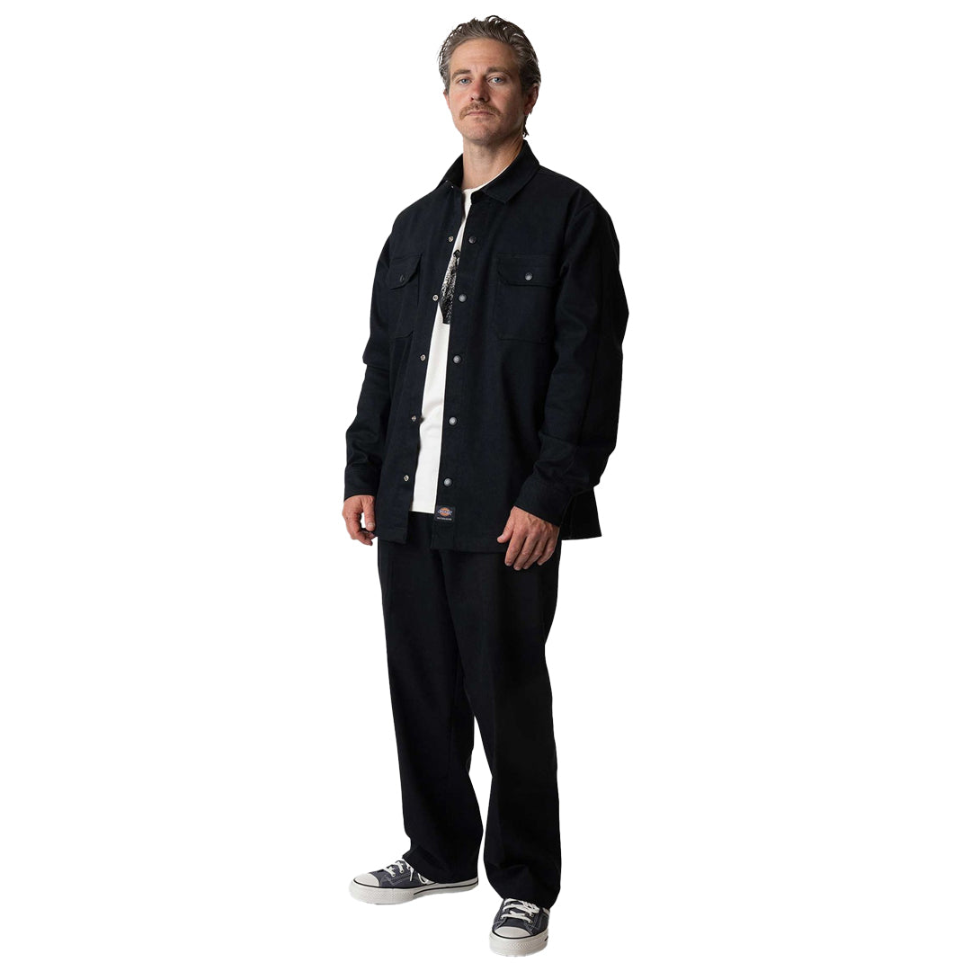 DICKIES SKATEBOARDING（ディッキーズ スケートボーディング）| MIKE ANDERSON FLEX DUCK SHACKET / BLACK | スノーボード・スケートボードのTACTICS JAPAN