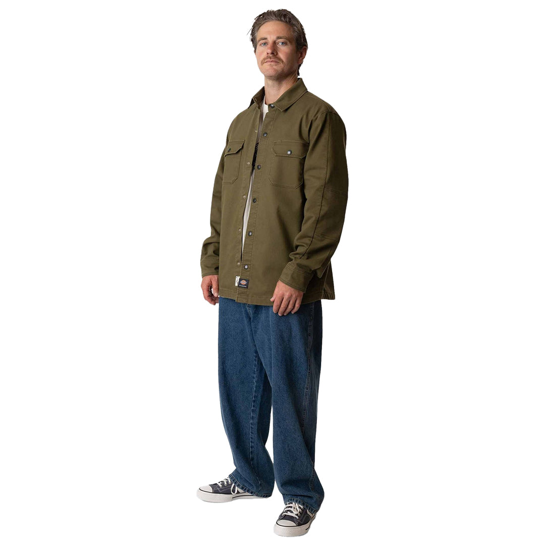 DICKIES SKATEBOARDING（ディッキーズ スケートボーディング）| MIKE ANDERSON FLEX DUCK SHACKET / DARK OLIVE | スノーボード・スケートボードのTACTICS JAPAN