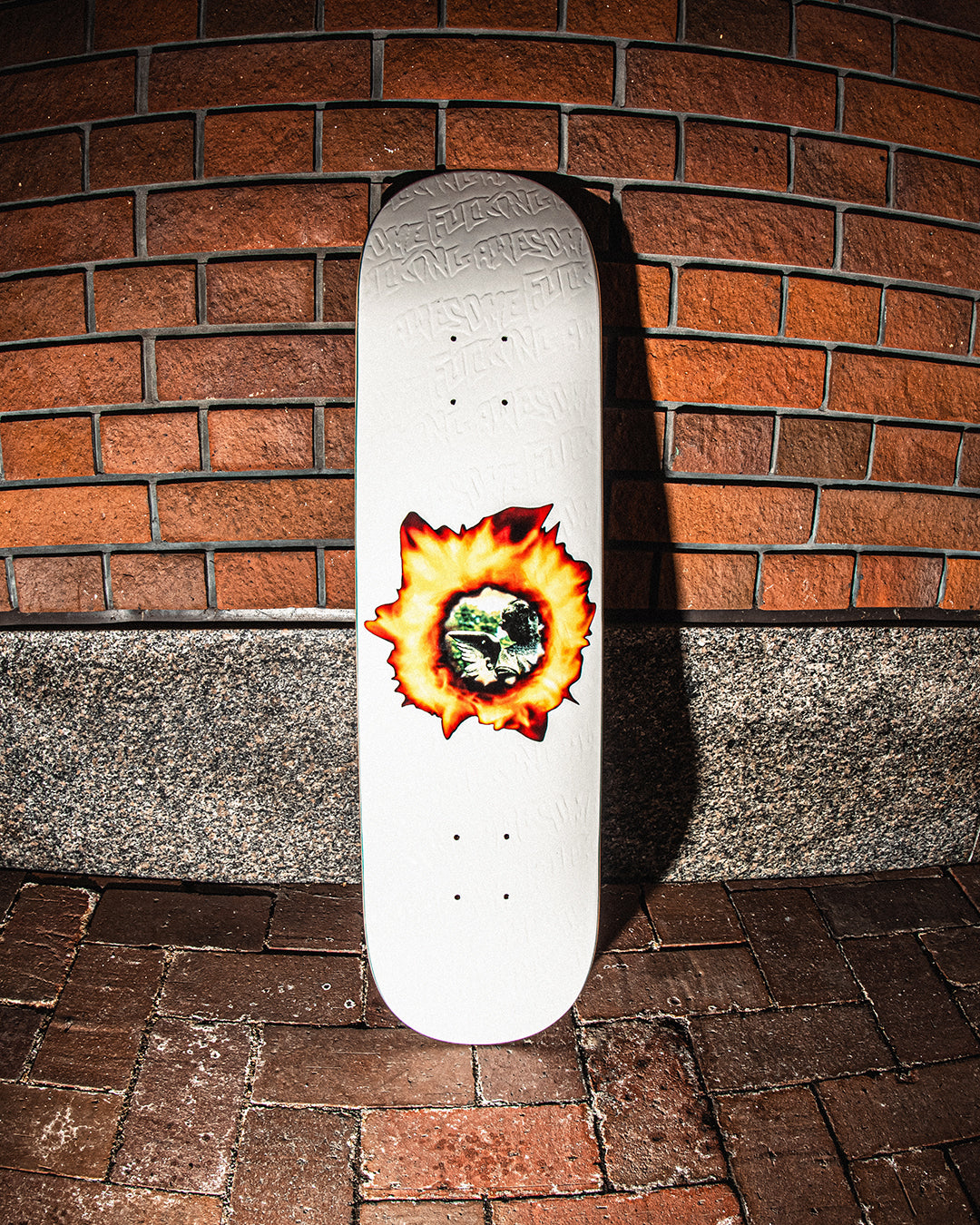 FUCKING AWESOME（ファッキンオーサム）| ANGEL BURN WHITE SHAPE1 - 8.0 | スノーボード・スケートボードのTACTICS JAPAN