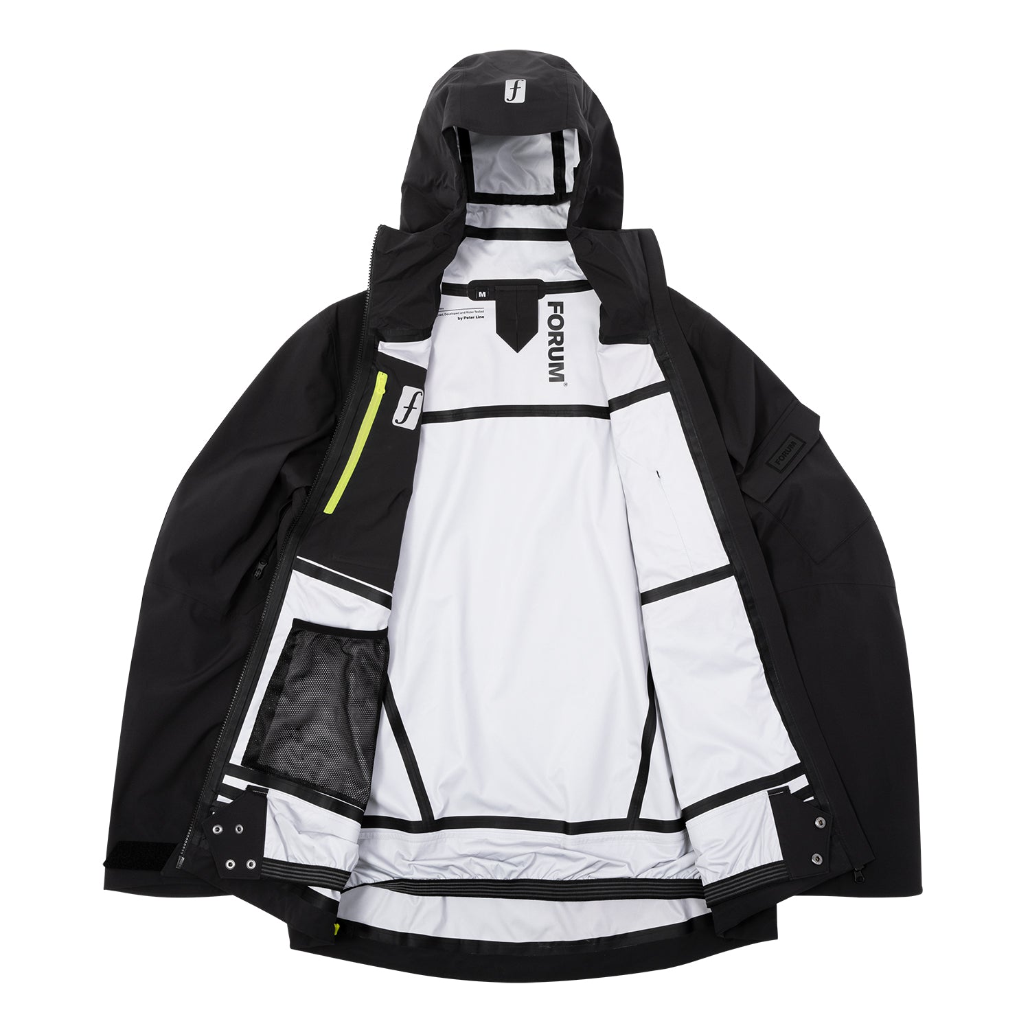FORUM SNOWBOARDS（フォーラム スノーボード）| FORUM 3-LAYER BACKCOUNTRY JACKET / BLACK | スノーボード・スケートボードのTACTICS JAPAN