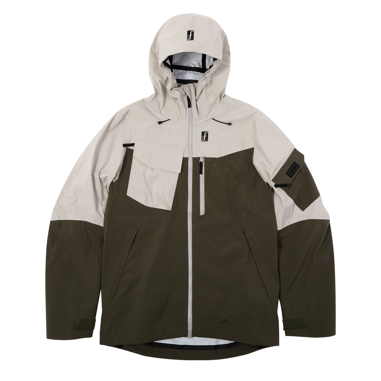 FORUM SNOWBOARDS（フォーラム スノーボード）| FORUM 3-LAYER BACKCOUNTRY JACKET / ESTATE / SPIKED OLIVE | スノーボード・スケートボードのTACTICS JAPAN