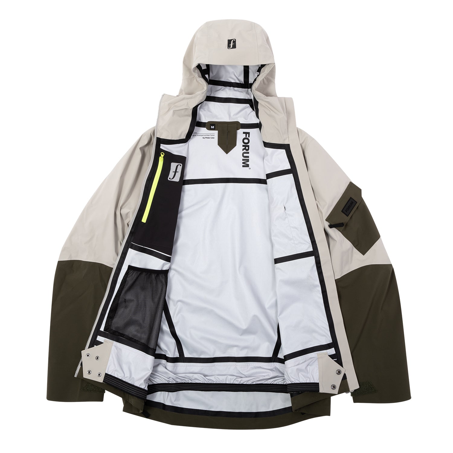 FORUM SNOWBOARDS（フォーラム スノーボード）| FORUM 3-LAYER BACKCOUNTRY JACKET / ESTATE / SPIKED OLIVE | スノーボード・スケートボードのTACTICS JAPAN