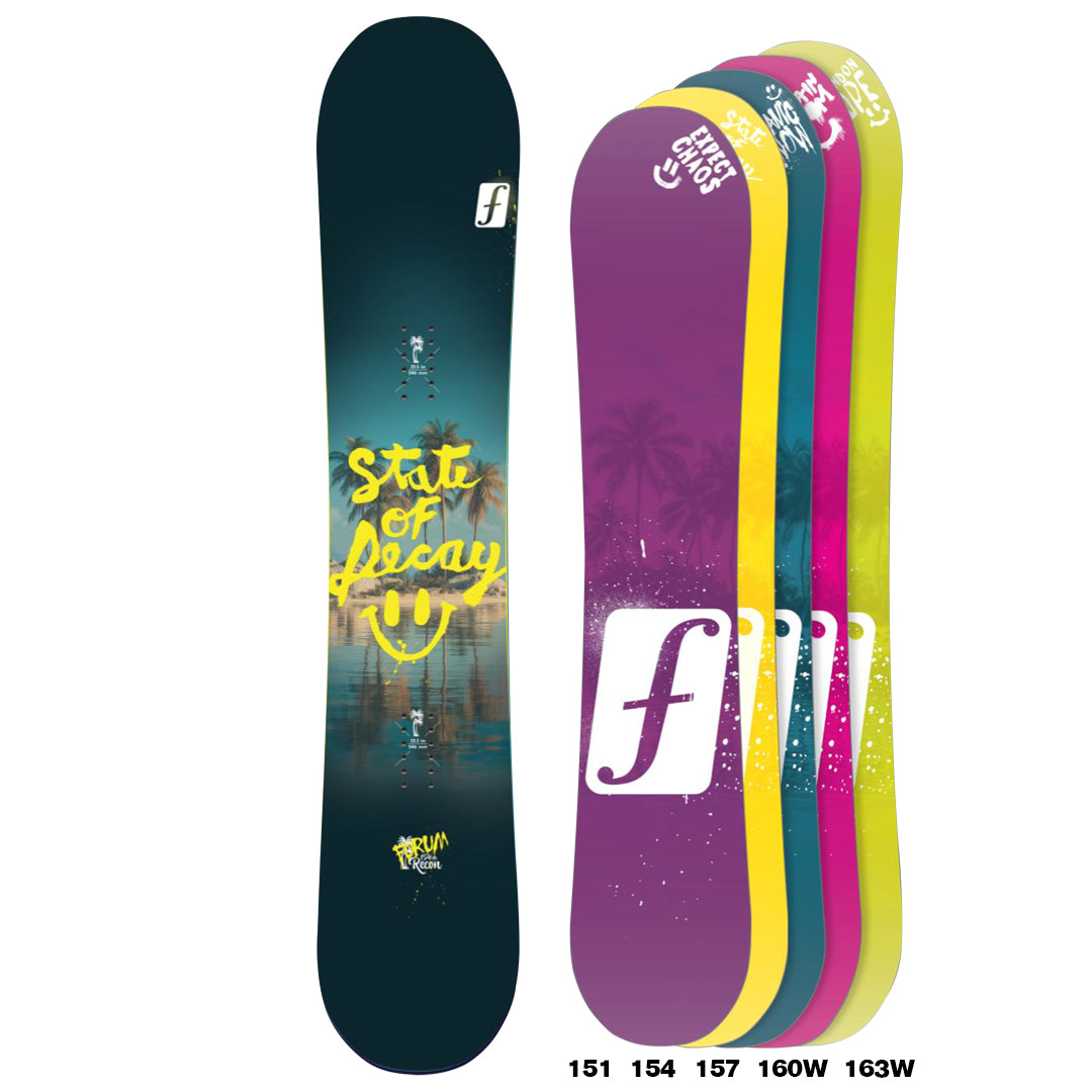 FORUM SNOWBOARDS（フォーラム スノーボード） | FORUM RECON FREERIDE 154 SNOWBOARD 2027 | スノーボード・スケートボードのTACTICS JAPAN