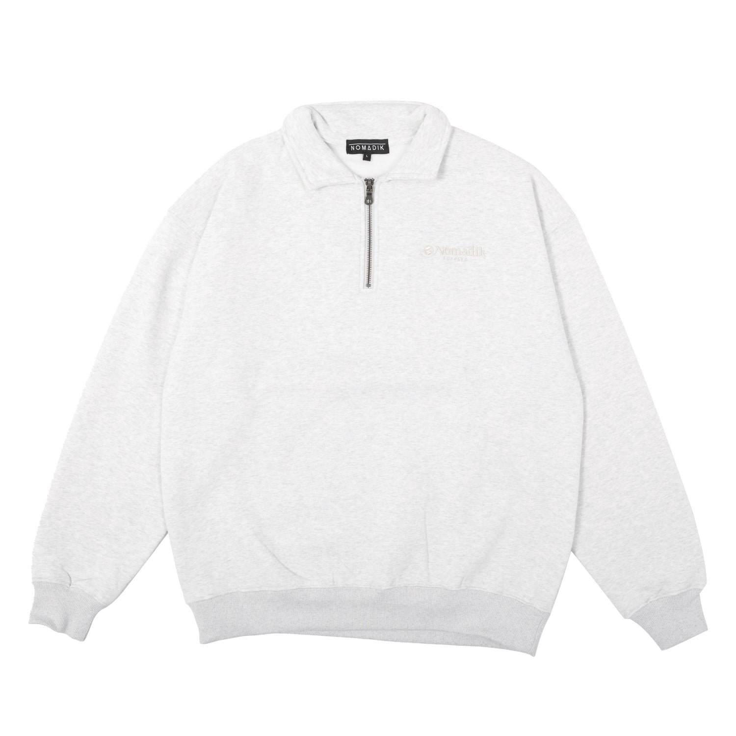HALFZIP CREW / GRAY