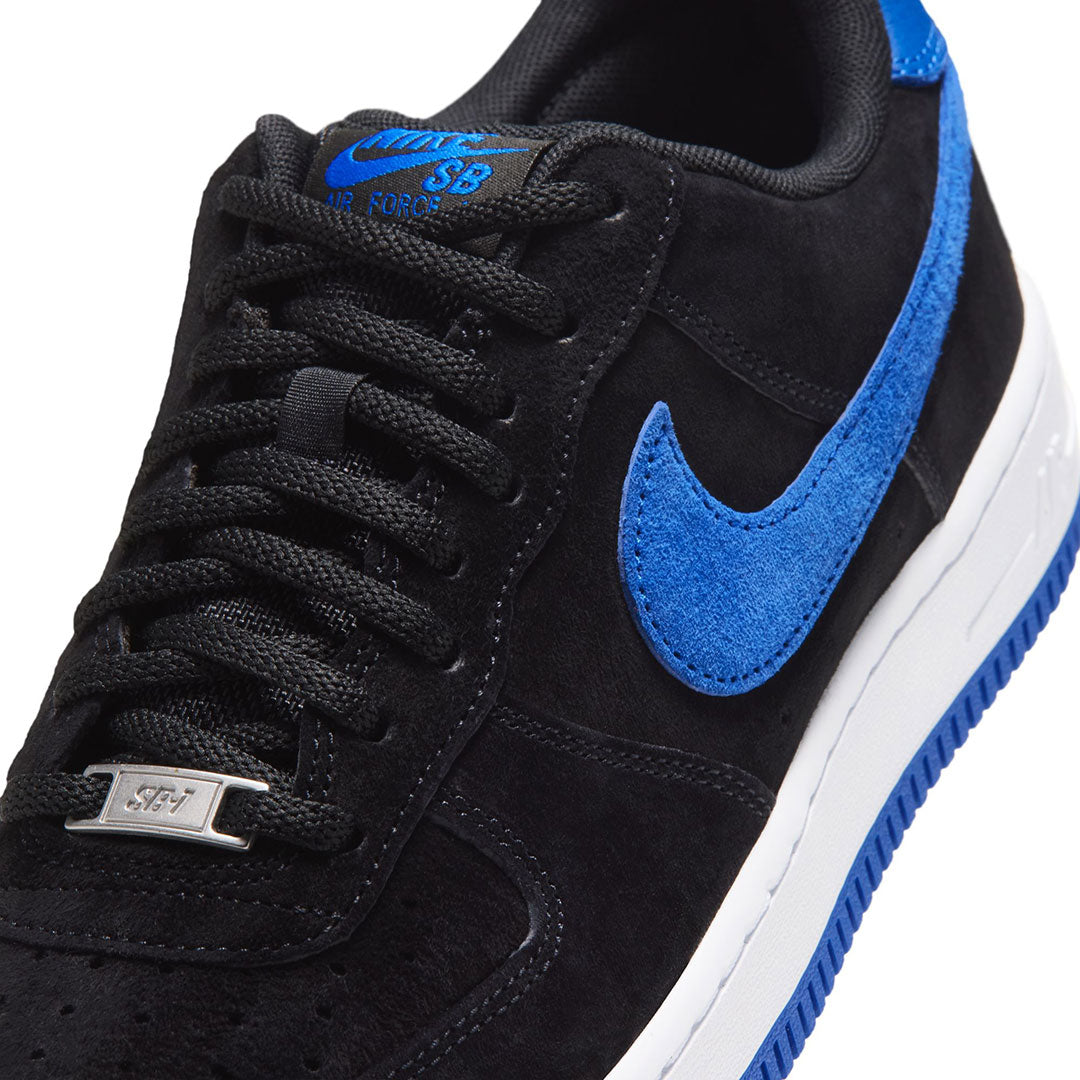 NIKE SB（ナイキ スケートボーディング）| NIKE SB QS AIR FORCE 1 LOW "BLACK AND GAME ROYAL" | スノーボード・スケートボードのTACTICS JAPAN
