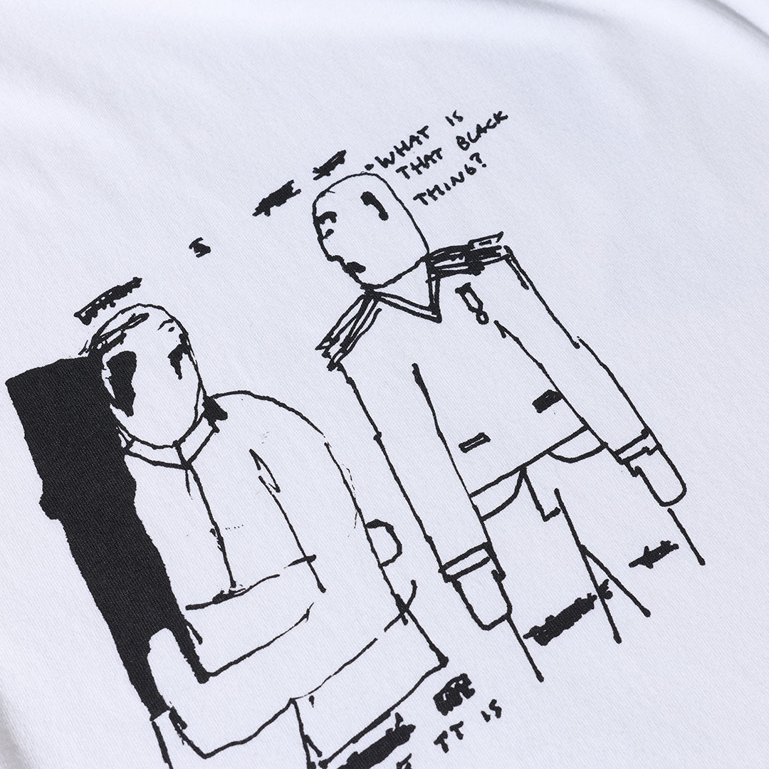 POLAR SKATE CO. （ポーラー スケート カンパニー）| THE END LS TEE / WHITE | スノーボード・スケートボードのTACTICS JAPAN