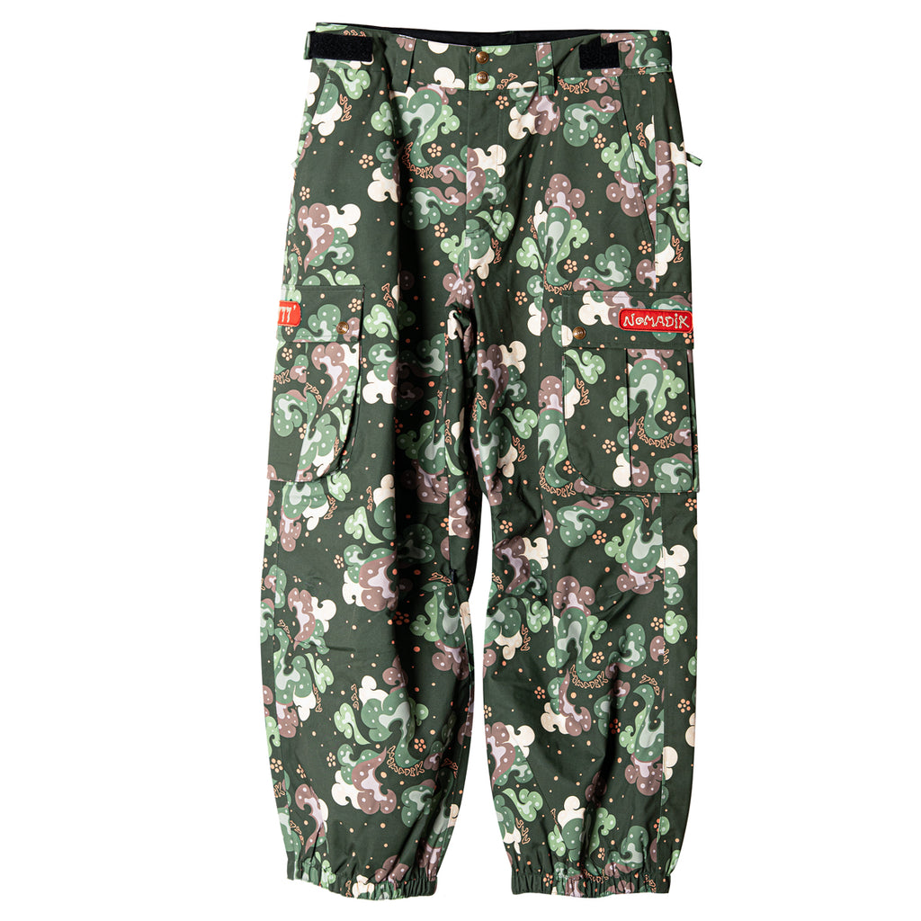 NOMADIK（ノマディック）| 777 PANTS 2026 / GREEN CAMO | スノーボード・スケートボードのTACTICS J