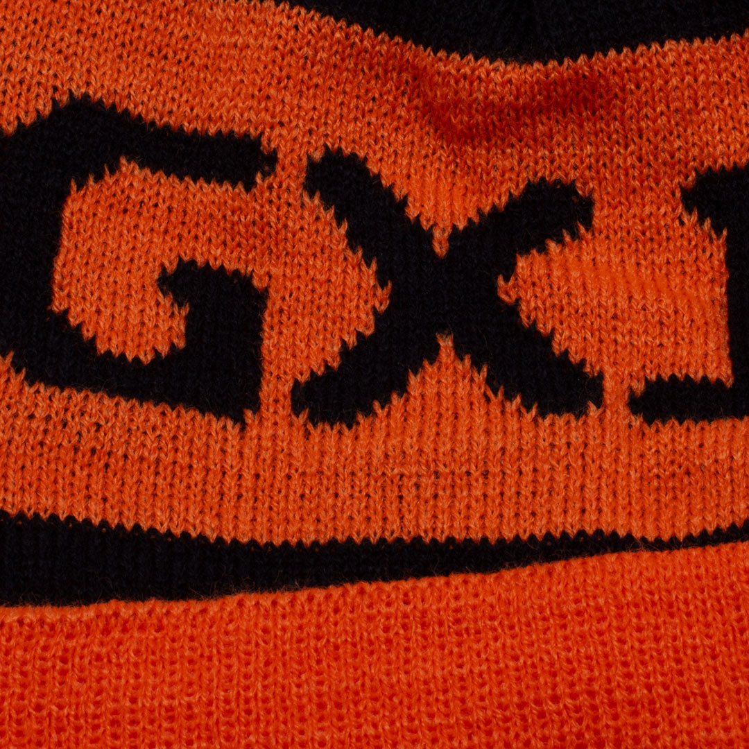GX1000（ジーエックスワンサウザンド）| OG LOGO BEANIE / ORANGE W/BLACK FONT | スノーボード・スケートボードのTACTICS JAPAN