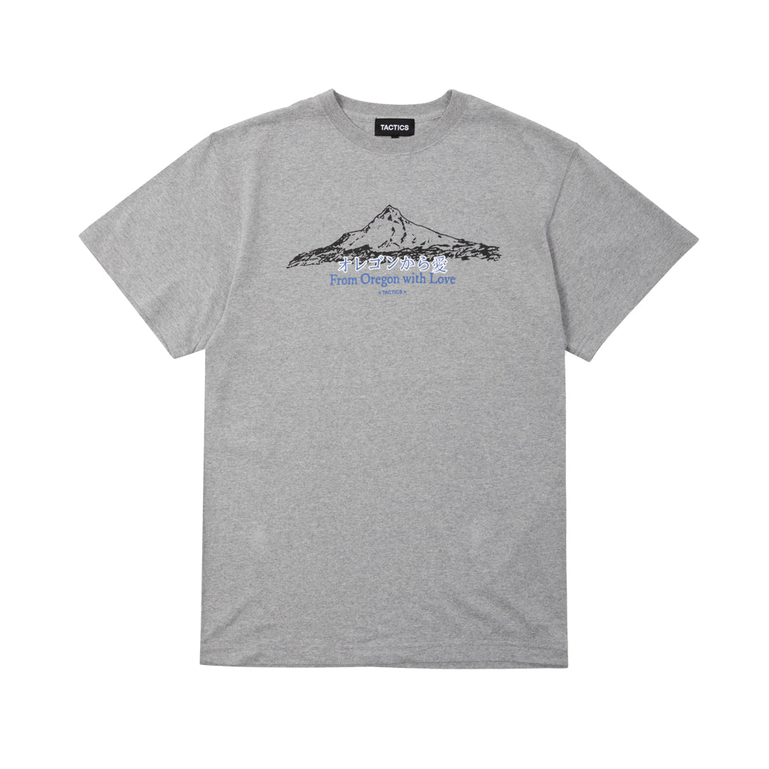 FROM OR WITH LOVE SS T-SHIRT / ASH GRAY