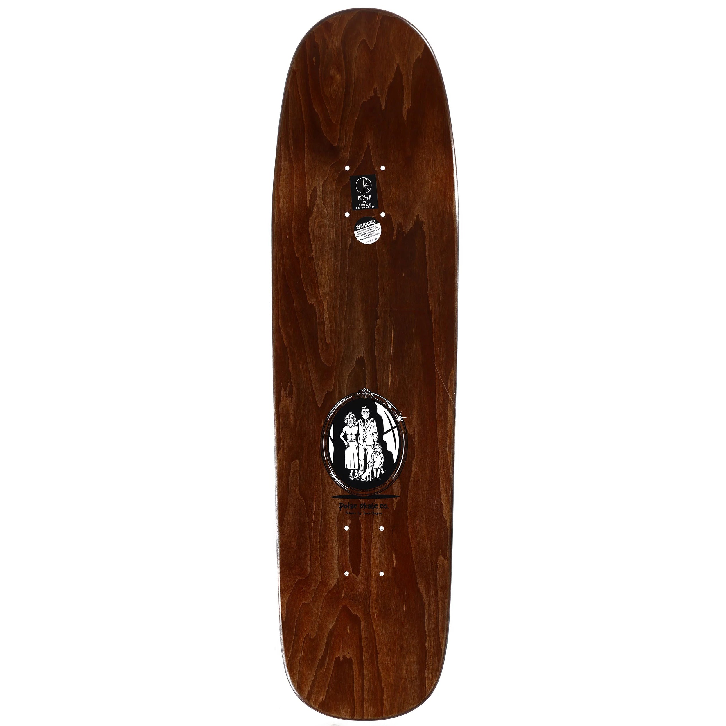POLAR SKATE CO. | ポーラー スケート | FAMILY AFFAIR P9 SHAPE - 8.625 | TACTICS JAPAN | Standing Sideway,Moving Forword.