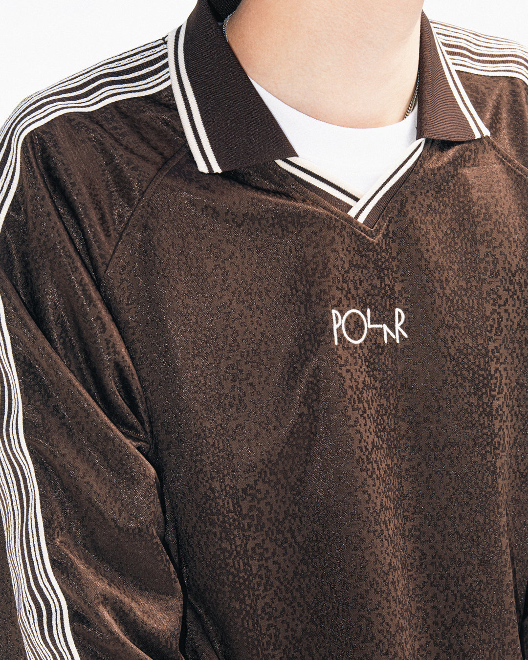 POLAR SKATE CO. （ポーラー スケート カンパニー）| DAVIE LS SHIRT / PERIDOT/DARK BLUE | スノーボード・スケートボードのTACTICS JAPAN