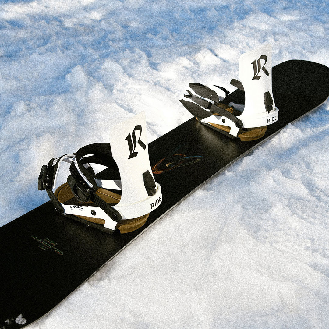 DRONE SNOWBOARD BINDINGS 2027 / WHITE