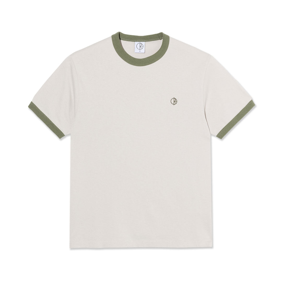 POLAR SKATE CO. （ポーラー スケート カンパニー）| RINGER TEE / PALE TAUPE/ARMY GREEN | スノーボード・スケートボードのTACTICS JAPAN