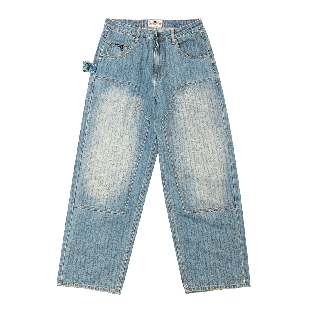 STINGWATER（スティングウォーター）| SCRIPT JEANS / VINTAGE BLUE | スノーボード・スケートボードのTACTICS JAPAN