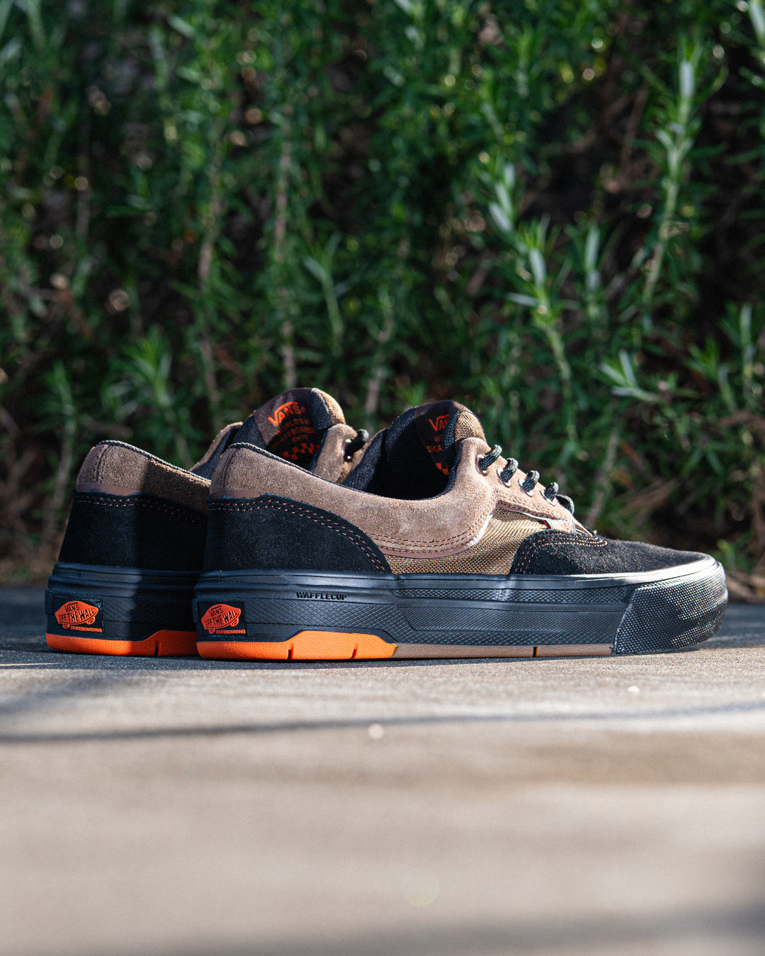 SKATE ERA WAFFLECUP / BLACK/BROWN