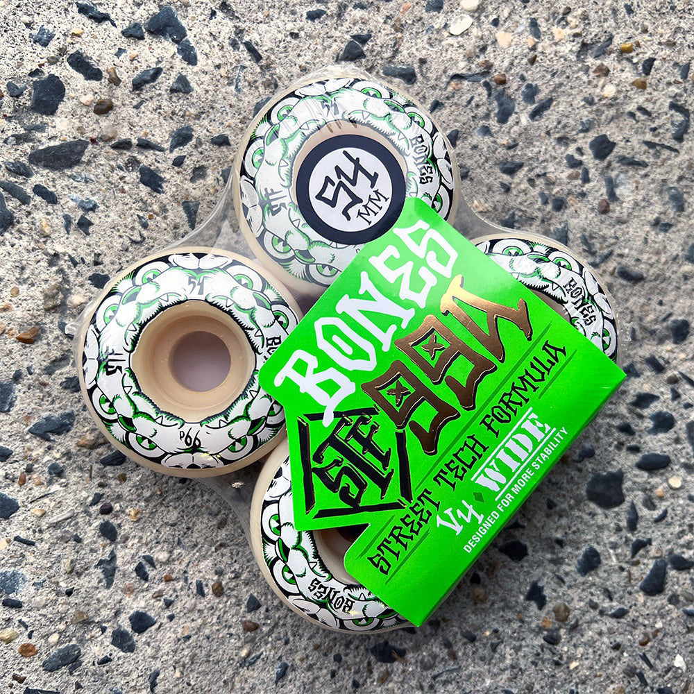 BONES WHEELS（ボーンズ ウィールス）| STF 99A 4 DOG NIGHT 53MM99A V4 | スノーボード・スケートボードのTACTICS JAPAN