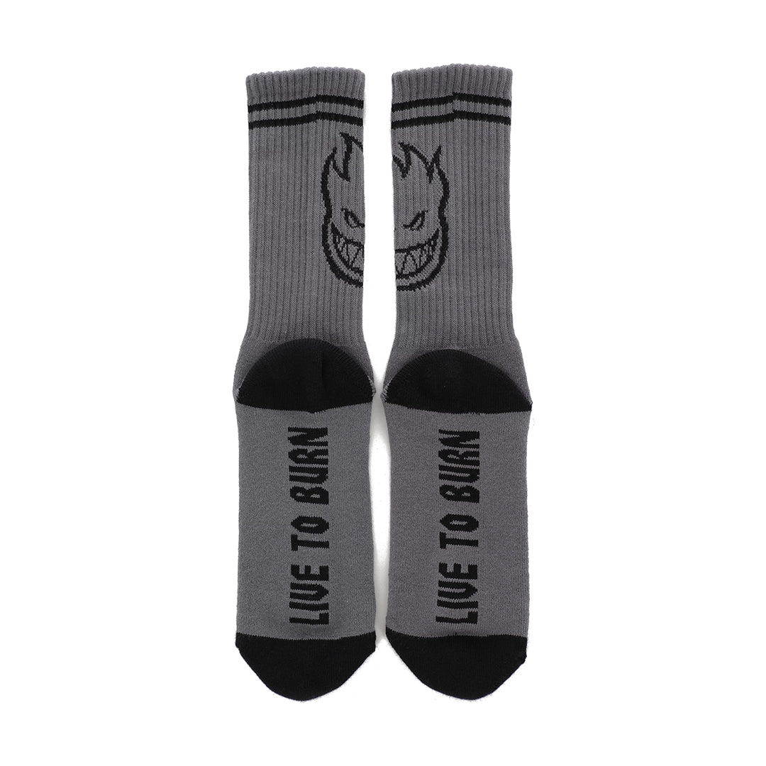 SPITFIRE WHEELS（スピットファイア ウィール）| BIGHEAD SOCK / CHARCOAL/BLACK | スノーボード・スケートボードのTACTICS JAPAN