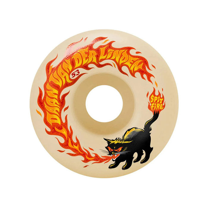SPITFIRE WHEELS（スピットファイア ウィール）| FORMULA FOUR DANN VAN DER LINDEN PYROCAT CLASSIC WHEELS - 53MM 99DU | スノーボード・スケートボードのTACTICS JAPAN