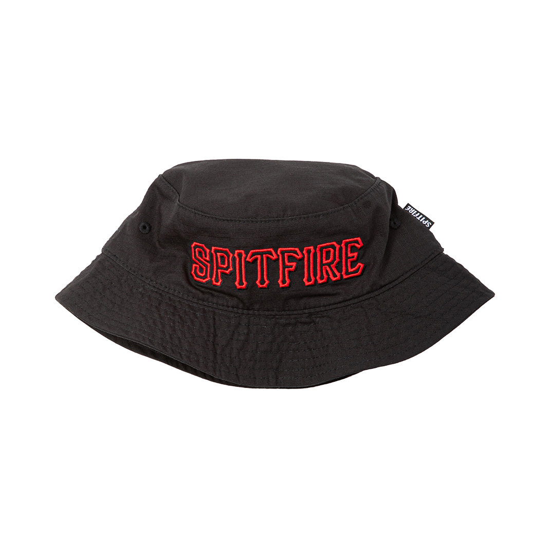 SPITFIRE WHEELS（スピットファイア ウィール） | SPITBALL BUCKET HAT / BLACK | スノーボード・スケートボードのTACTICS JAPAN